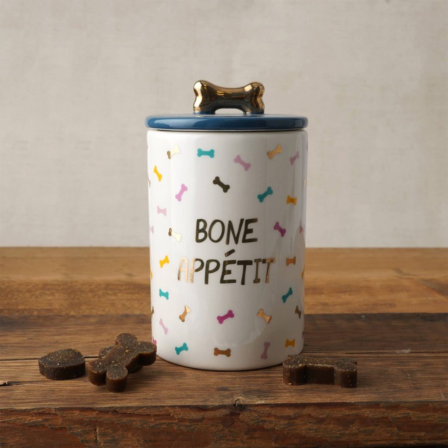 Top Dog 'bone Appetit' Ceramic Treat Jar - Image 2