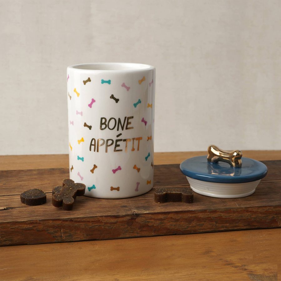 Top Dog 'bone Appetit' Ceramic Treat Jar - Image 3