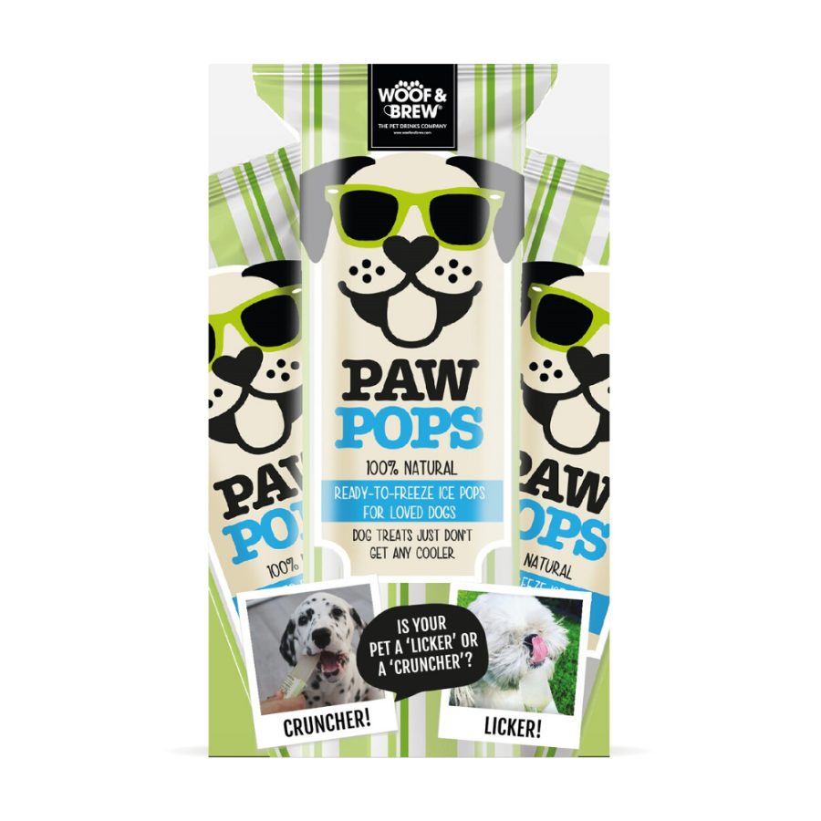 Woof&Brew Paw Pops Freeze Pops For Dogs - Original Flavour - Image 2