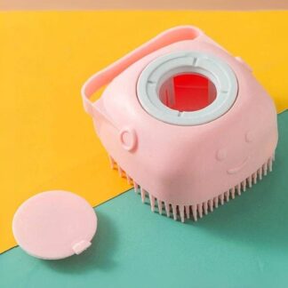 1014 Pet Scrubber Bath Brush Shampoo Dispenser SI-28903